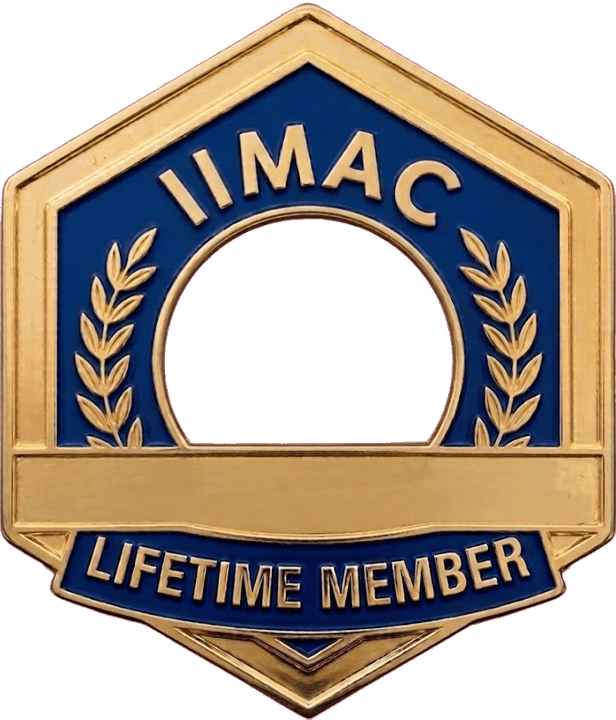 IIMAC Lifetime Member badge